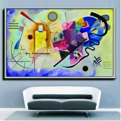 Πίνακας - Αντίγραφο - Yellow-Red-Blue - Wassily Kandinsky